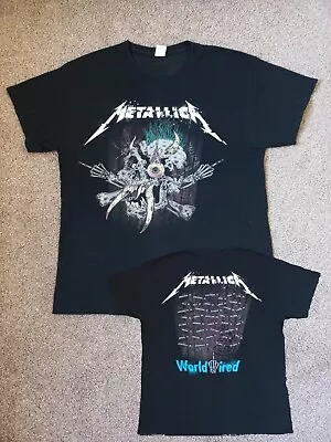 Official Metallica Worldwired Tour T-Shirt - Size L - Heavy Thrash Metal Slayer • £12.99