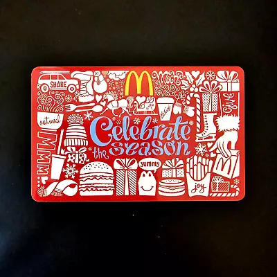 McDonalds Celebrate The Season #6104 2014 NEW COLLECTIBLE GIFT CARD $0 • $3.90