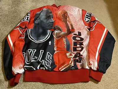 Vintage 90’s Michael Jordan Jacket By Chalk Line Size Small Made In USA Bulls • $125