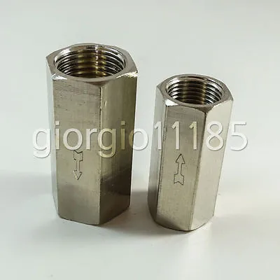 US Stock 1x 1/8  BSPP Female Full Ports One Way Air Check Valve • $7.65