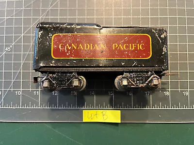 Marx O Train Canadian Pacific TENDER W/ ONE WAY ONE-WAY COUPLERS Lot B • $24.95