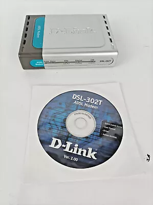 D-Link DSL-302T ADSL Modem USB Ethernet RJ11 RJ45 With Power Supply And Driver • $21.18