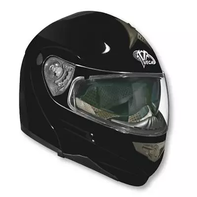Vega Summit 3.0 Adult Helmet Gloss Black (Matches 2010-2011 Honda Goldwing) • $64.58