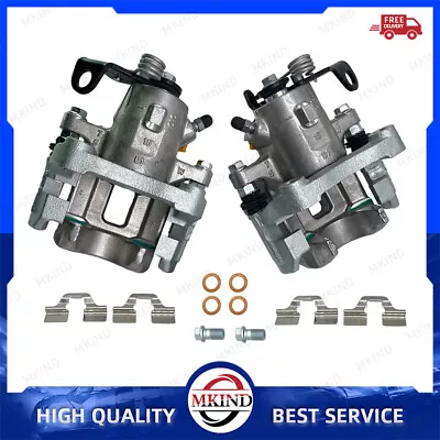 Rear Brake Calipers W/ Bracket Pair 2 For Vw Jetta City Audi Tt Quattro 1.8l New • $87.12