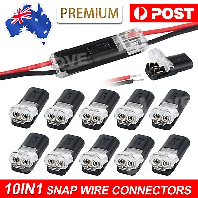 10 PCS 12V Connectors Electrical Connectors Automotive Wire Strip Light Cable • $7.95