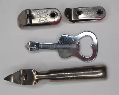 Lot Of 4 Vintage Bottle Openers Guitar TuWay Quad Fold Senior Genesee Beer SD7 • $14.95