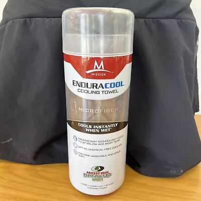 EnduraCool Microfiber Cooling Towel By Mission Athletecare. Sz Large Mossy Oak. • $11