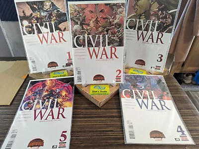 Set Of (5) Marvel's CIVIL WAR: SECRET WARS #1 2 3 4 5 [2015] NM Complete Run • $4.99