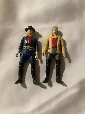 Vintage 1980 Gabriel Lone Ranger General Custer & Buffalo Bill Action Figure Lot • $19.99