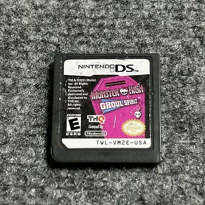 Monster High Ghoul Spirit Nintendo DS Cartridge Only Video Game • $9.99