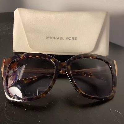 Michael Kors Sunglasses MK 2052 329213 Brown Gray Tortoise / Gradient Brown 55mm • $45