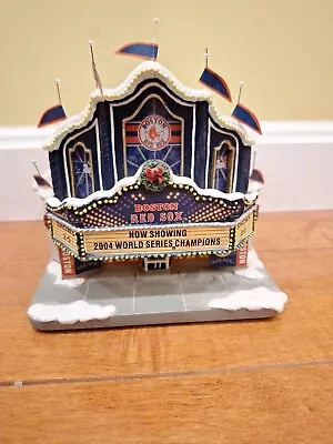 HAWTHORNE VILLAGE Used Boston Red Sox THEATER CHRISTMAS VILLAGE 2005 • $24.28