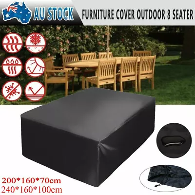 11Sizes Rain Sun Protector Patio Outdoor Furniture Cover Set Garden Setting Seat • $24.99