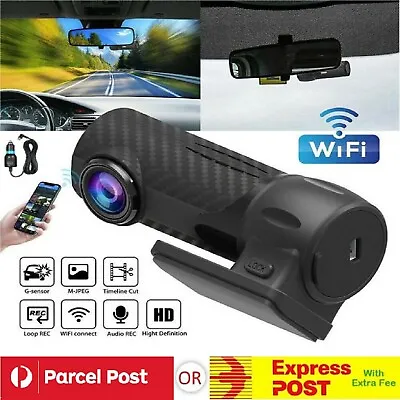 $64.99 • Buy Car Wireless HD 1080P Hidden Dash Camera Front And Rear Cam Dashcam Night Vision