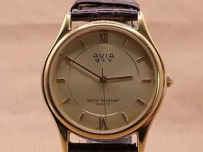 Avia Q & V 257571 Quartz Watch New Battery Fitted • £0.99