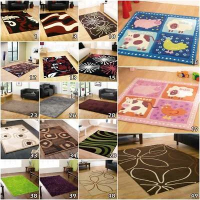 £19.79 • Buy Large Thick Sale Modern Quality Shaggy Flair Rug Runner Massive Stock Clearance