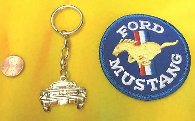 Ford Mustang Keychain & Patch - Vintage Original 1964 1965 1966 1967 1968 1969 • $24