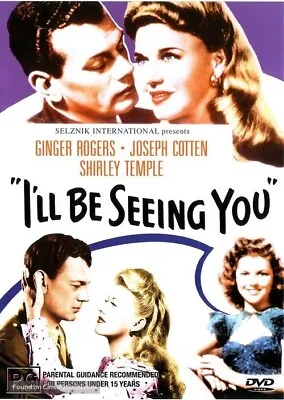 I'll Be Seeing You  (DVD 1944) Ginger Rogers Drama - Ex Rental Region 4 • £4.96