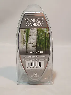 $5 • Buy NEW Yankee Candle SILVER BIRCH Fragranced Wax Melts ( 2.6 Oz, 6 Cubes )