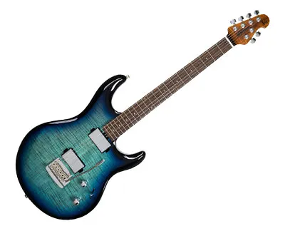 Ernie Ball Music Man Luke 4 Maple Top W/ HH HT Pickups - Blue Dream • $3699