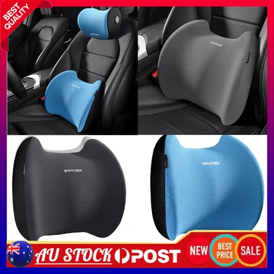 $29.79 • Buy Memory Foam Lumbar Back Support Cushion Pillow Waist Home Office Car Chair Mesh