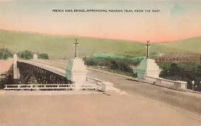 Vintage Approaching Mohawk Trail French King Bridge And Rock Greenfield MA P469 • $3.11