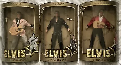 ELVIS PRESLEY Set Of 3 COLLECTORS EDITION FIGURES . Item No:9112/9113/9146. • $239.95