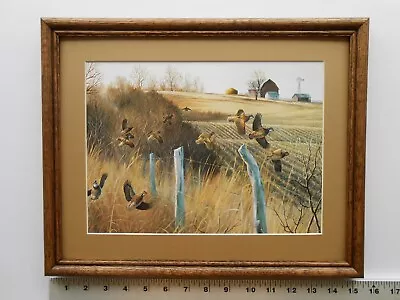 Maynard Reece QUAIL COVER 11x14 Framed 3.5 357 • $35