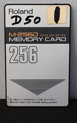 Roland M-256D Memory / Data Card • $179