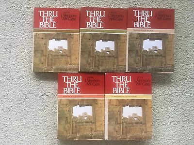 Thru The Bible J. Vernon McGee Complete In 5 Volumes  Hardcover Very Good • $95