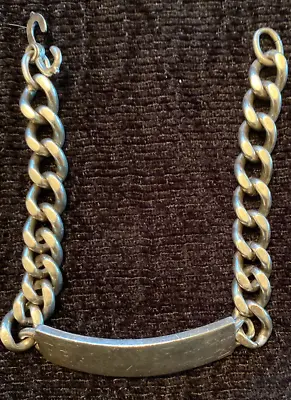 Sterling Silver Men's ID Bracelet • $99