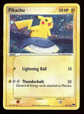 Pikachu 12/17 Holo Rare - POP Series 5 - Pokemon Card (Corrected Error) • $49.99