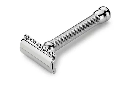 New Merkur Long Handle DE Safety Razor Machine Turned Handle 100% Authentic • $32.95