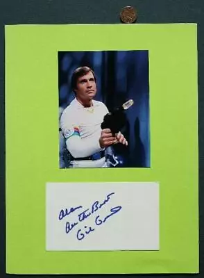 TV Buck Rogers In The 25th Century Star Gil Gerard Signed Autograph & Photo Set- • $19.99