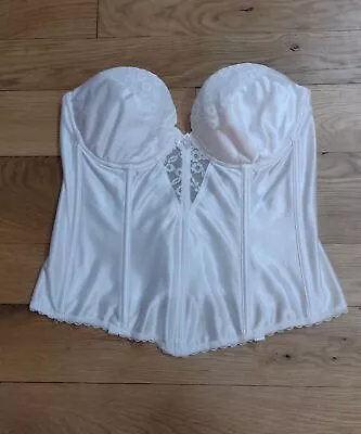 $24.99 • Buy U Choose Va Bien 6363 Push Up Padded Cookie Pocket UW Strapless Bustier Bra NWOT