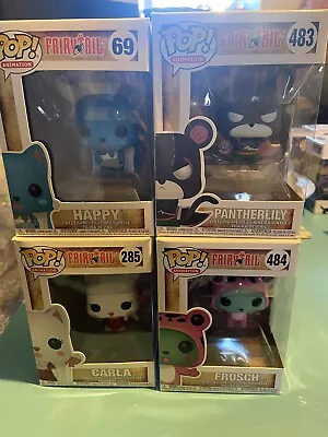 Funko Pop Fairy Tail Cat Collection - New In Box • £10
