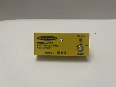 MA3 Banner (19724) Modulated Photoelectric Amplifier • $155