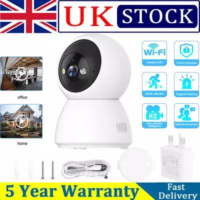 UK 1080P IP Camera Wireless WIFI Indoor CCTV HD PTZ Smart Home Security IR Cam • £13.99