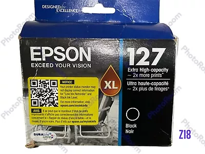 Epson T127120 Ink Cartridge - Black Expired Sealed Works Perfect • $19