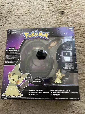 $39.99 • Buy Pokemon Z-Power Ring With Mimikyu Figure  USED