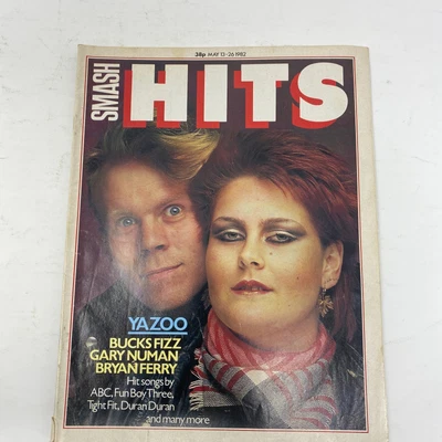£10 • Buy Smash Hits - May 1982- Cure Yazoo Japan Gary Numan Roxy Music Bucks Fizz Duran