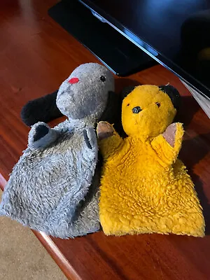 Sooty & Sweep Vintage Glove Puppets (Chad Valley) • £19.99