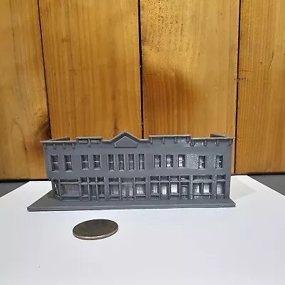 N-Scale 2 Story Main Street Building With Windows 1:160 Scale Train Layout • $24