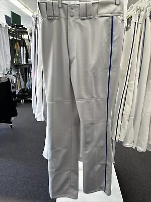 Mizuno Grey/Royal Piped Baseball Pant Adult Medium • $15