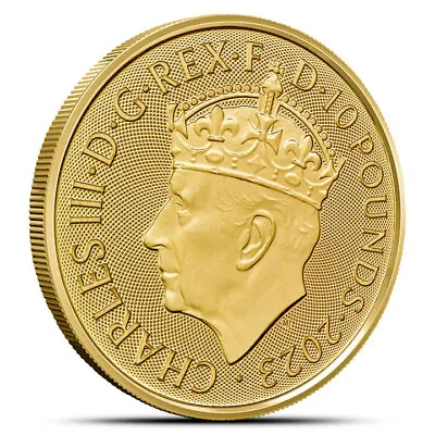 2023 1/10 Oz British Gold Coronation Of The King Coin (BU) • $263.96