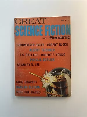 Great Science Fiction From Fantastic No. 2 - 1965 - J.G. Ballard Harlan Ellison • $9.99