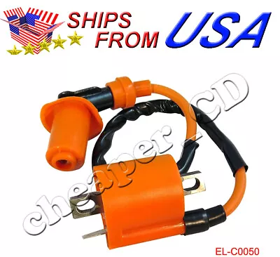 Performance Racing Ignition Coil 150cc 200cc 250cc ATV Go Kart UTV Scooter • $9.20