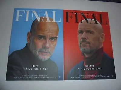 MANCHESTER CITY V MAN UNITED FA CUP FINAL OFFICIAL PROGRAMME 2023 • £11.99