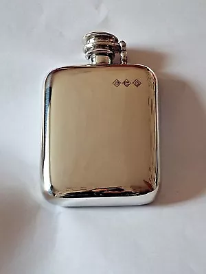 £39.99 • Buy Sheffield Pewter 4oz Stamped Pewter Hip Flask With Captive Top