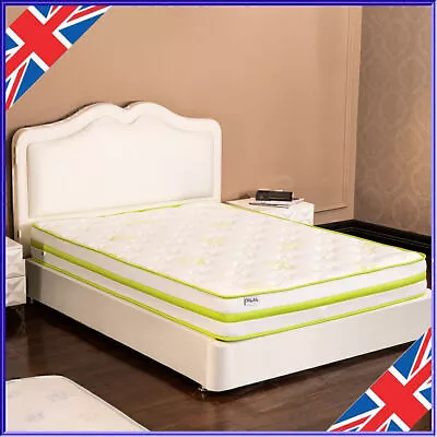 Memory Foam Mattress Orthopaedic Pocket Sprung Matress 3ft Single 4ft6 Double • £84.99